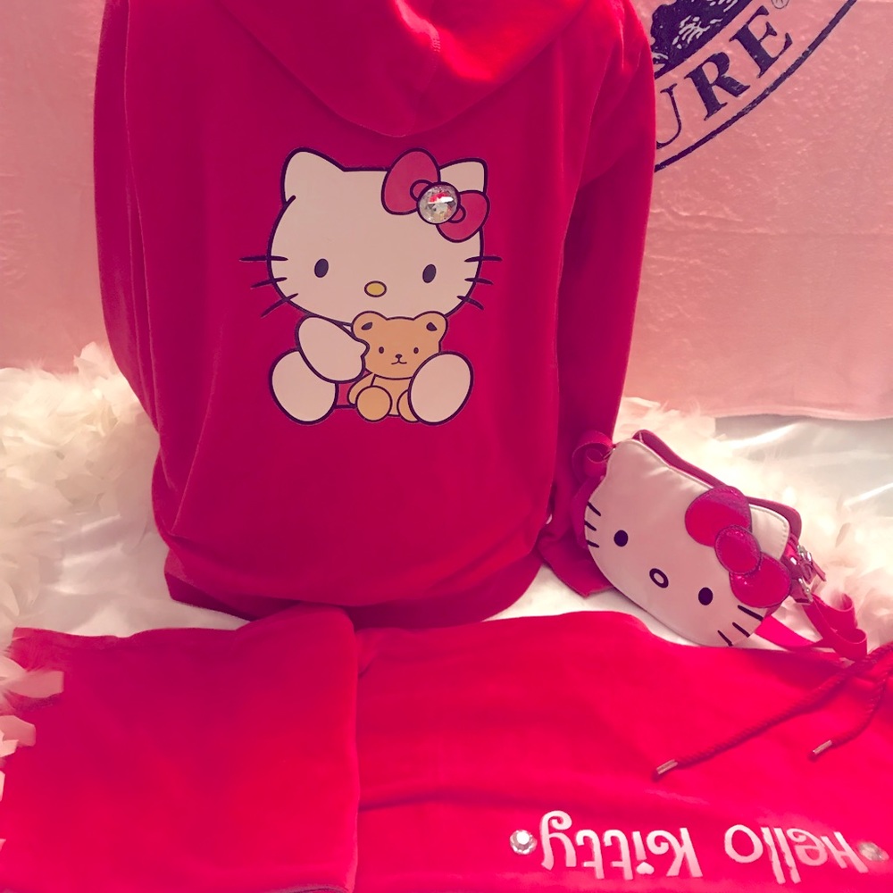 Ad🍭vintage y2k custom hello kitty tracksuit 💖